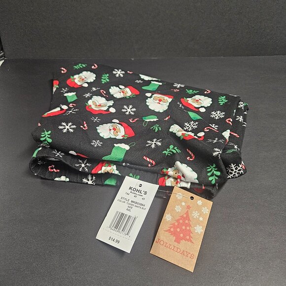 Jollidays XXL Tossed Santa Black Leggings - Picture 4 of 5